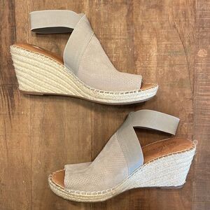Gentle Souls by Kenneth Cole Colleen Espadrille Wedge Sandals Size 10